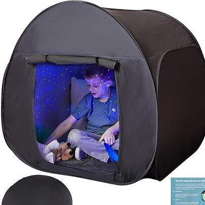 Increasingly expanding sensory items, including this tent.